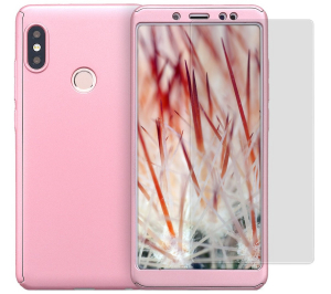 Simplicity Sea bream Ruby Husa Full Cover 360 + folie sticla pentru Xiaomi Redmi Note 5 Pro, Rose Gold Simplicity Sea bream Ruby Husa Full Cover 360 + folie sticla pentru Xiaomi Redmi Note 5 Pro, Rose Gold