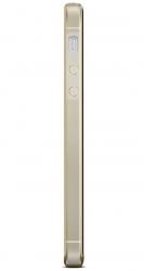 Husa Full TPU 360 (fata + spate) pentru Apple iPhone 5 / 5S / SE, Gold Transparent [3]