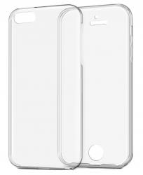 Husa Full TPU 360 (fata + spate) pentru Apple iPhone 5 / 5S / SE, Transparent [2]
