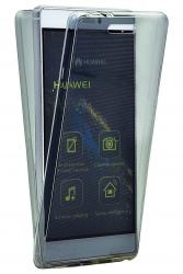 Husa Full TPU 360 (fata + spate) pentru Huawei P8, Gri Transparent [0]