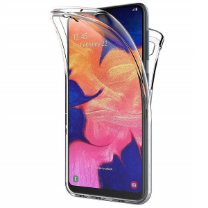 Husa Full TPU 360 fata + spate pentru Samsung Galaxy A10, Transparent [0]
