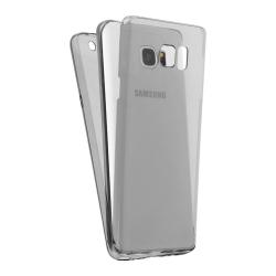 Husa Full TPU 360 (fata + spate) pentru Samsung Galaxy Note 5, Gri Transparent [0]