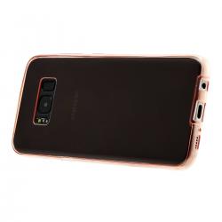 Husa Full TPU 360 (fata + spate) pentru Samsung Galaxy S8 Plus, Rose Gold Transparent [2]
