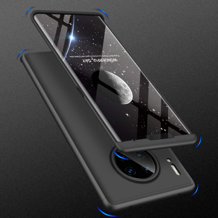 Husa GKK 360 + folie protectie pentru Huawei Mate 30 Pro, Negru [7]