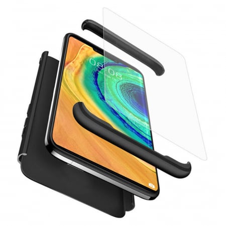 Huawei Mate 30 Pro - Husa GKK 360 + folie protectie pentru Huawei Mate 30 Pro, Negru