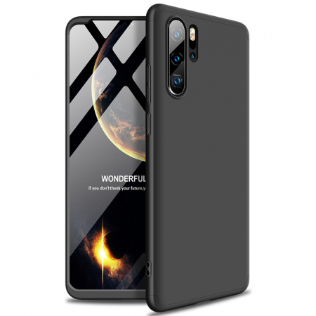 Husa GKK 360 + folie protectie pentru Huawei P30 Pro, Negru [2]