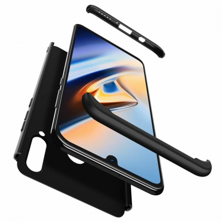 Husa GKK 360 + folie protectie pentru Huawei P40 Lite E, Negru [1]