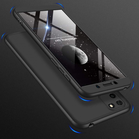 Husa GKK 360 + folie protectie pentru Huawei Y5P, Negru [7]