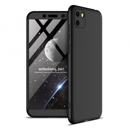 Husa GKK 360 + folie protectie pentru Huawei Y5P, Negru [2]