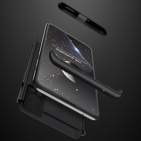 Husa GKK 360 + folie protectie pentru OnePlus Nord 2 5G, Negru [4]