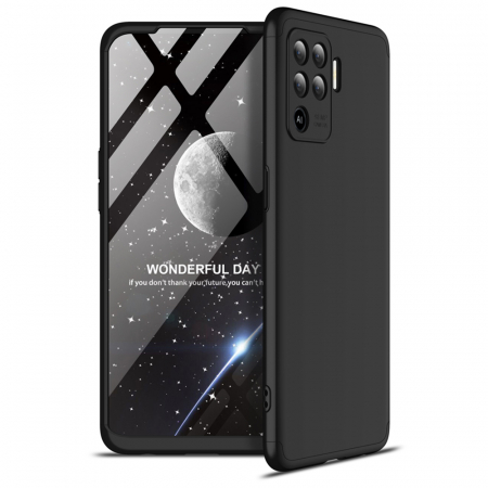 Husa GKK 360 + folie protectie pentru OPPO Reno5 Lite, Negru [1]