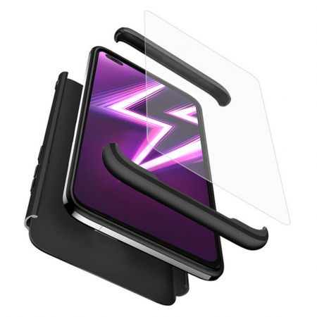 Realme - Husa GKK 360 + folie protectie pentru Realme 6 Pro, Negru