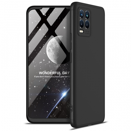 Husa GKK 360 + folie protectie pentru Realme 8 / 8 Pro, Negru [1]