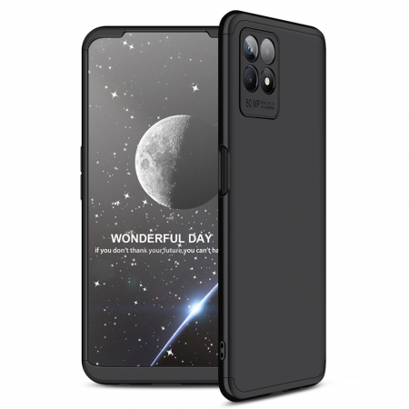 Husa GKK 360 + folie protectie pentru Realme 8i, Negru [1]