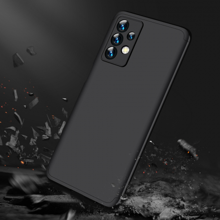 Husa GKK 360 + folie protectie pentru Samsung Galaxy A13 4G, Negru [6]
