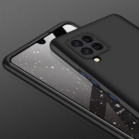 Husa GKK 360 + folie protectie pentru Samsung Galaxy A22 4G, Negru [2]