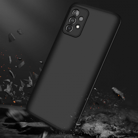 Husa GKK 360 + folie protectie pentru Samsung Galaxy A73 5G, Negru [5]
