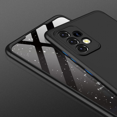 Husa GKK 360 + folie protectie pentru Samsung Galaxy A73 5G, Negru [3]