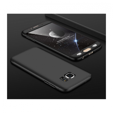 Husa GKK 360 + folie protectie pentru Samsung Galaxy S7, Negru [2]