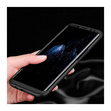 Husa GKK 360 + folie protectie pentru Samsung Galaxy  S8 Plus, Negru [7]