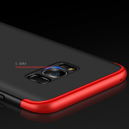 Husa GKK 360 + folie protectie pentru Samsung Galaxy  S8 Plus, Negru [5]