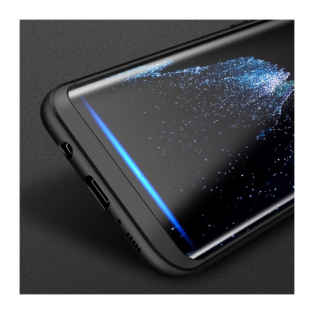 Husa GKK 360 + folie protectie pentru Samsung Galaxy  S8 Plus, Negru [6]