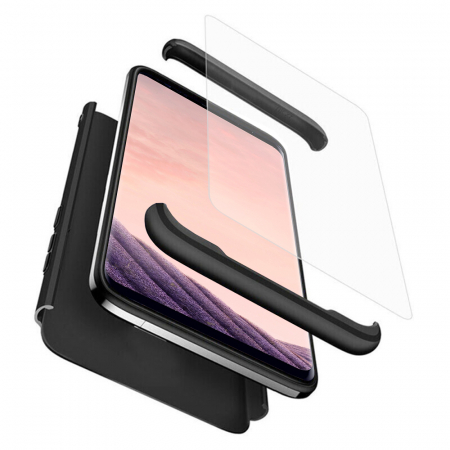 Galaxy S8 Plus - Husa GKK 360 + folie protectie pentru Samsung Galaxy  S8 Plus, Negru