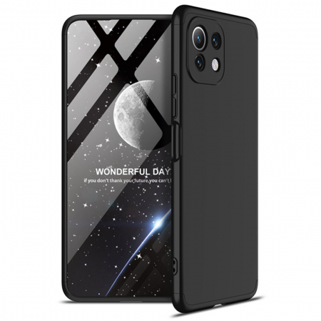 Husa GKK 360 + folie protectie pentru Xiaomi Mi 11 Lite, Negru [1]
