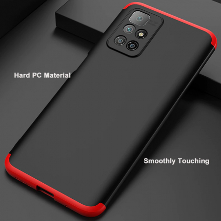 Husa GKK 360 + folie protectie pentru Xiaomi Redmi 10, Negru [3]