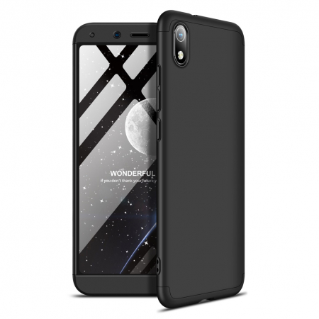 Husa GKK 360 + folie protectie pentru Xiaomi Redmi 9A, Negru [1]