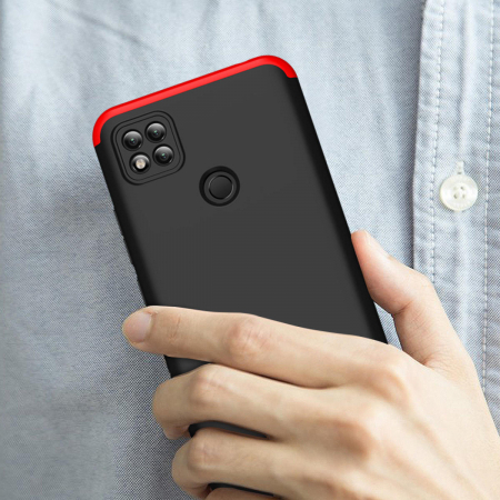 Husa GKK 360 + folie protectie pentru Xiaomi Redmi 9C, Negru [4]