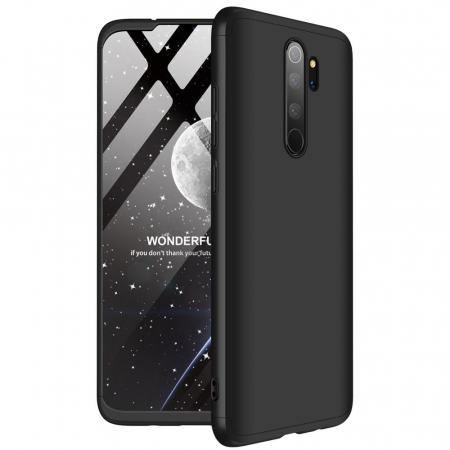 Husa GKK 360 + folie protectie pentru Xiaomi Redmi Note 8 Pro, Negru [1]