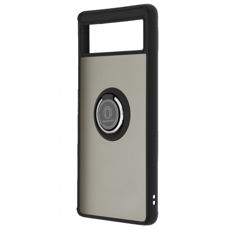 Husa Google Pixel 6 cu inel suport stand magnetic, Negru [3]