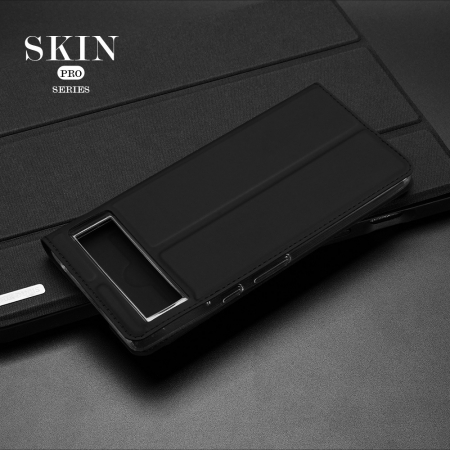 Husa Google Pixel 6, Dux Ducis Skin Pro Flip Book, Negru [1]