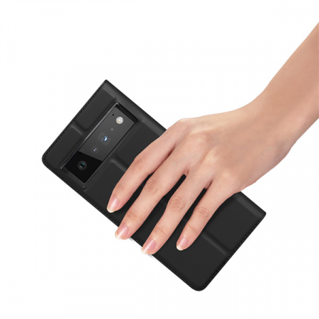 Husa Google Pixel 6 Pro, Dux Ducis Skin Pro Flip Book, Negru [1]