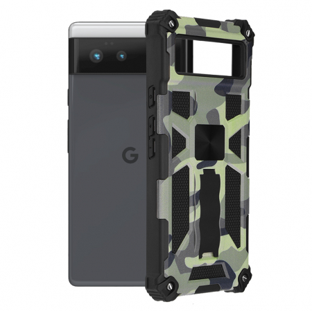 Google - Husa Google Pixel 6, Techsuit Blazor, Camo Lime