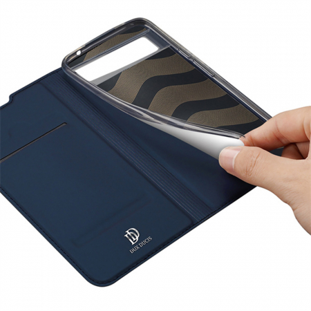 Husa Google Pixel 6a, Dux Ducis Skin Pro Flip Book, Negru [5]