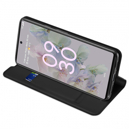 Husa Google Pixel 6a, Dux Ducis Skin Pro Flip Book, Negru [2]