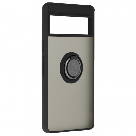 Husa Google Pixel 7 cu inel suport stand magnetic, Negru [6]