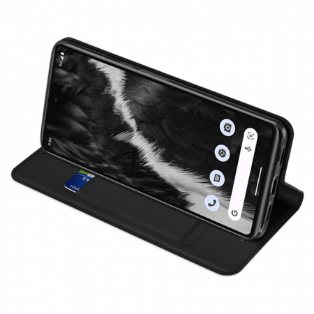 Husa Google Pixel 7, Dux Ducis Skin Pro Flip Book, Negru [1]