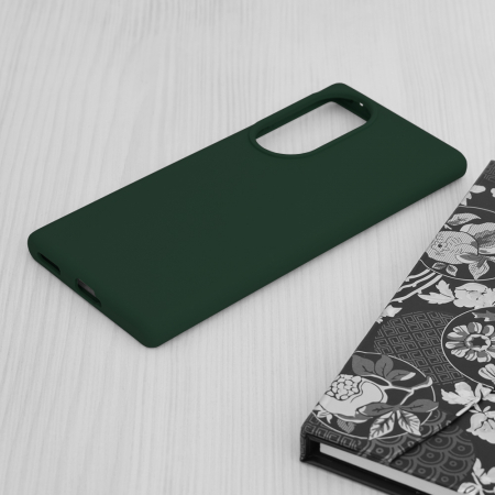Husa Honor 70, Soft Edge Silicone, Dark Green [2]