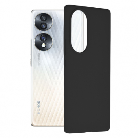 Honor - Husa Honor 70, Soft Edge Silicone, Negru
