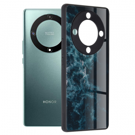 Honor Magic 5 Lite - Husa Honor Magic 5 Lite, Glaze Series, Blue Nebula