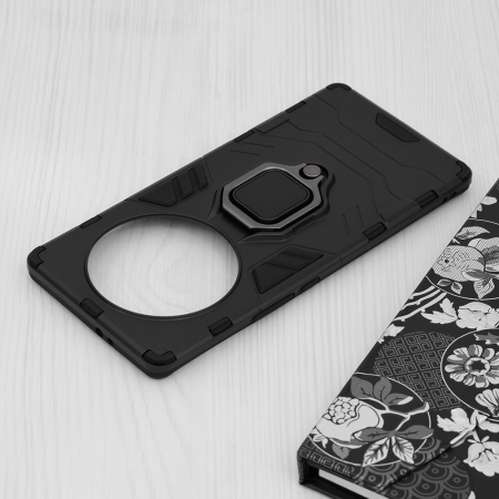 Husa Honor Magic 5 Lite, Techsuit Shield Ring, Negru [4]