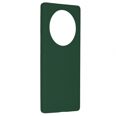 Husa Honor Magic5 Lite, Soft Edge Silicone, Dark Green [5]