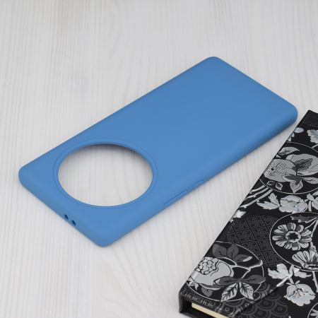Husa Honor Magic5 Lite, Soft Edge Silicone, Denim Blue [2]