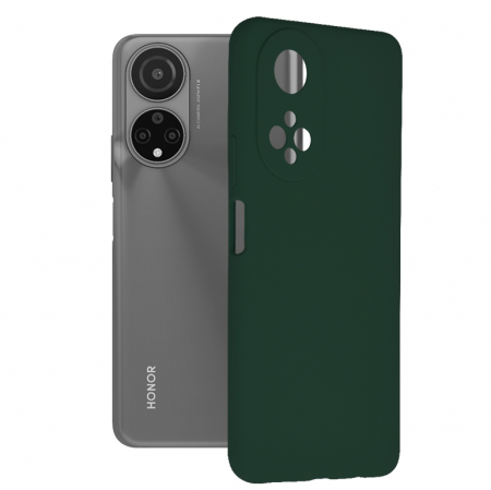 Honor - Husa Honor X7, Soft Edge Silicone, Dark Green