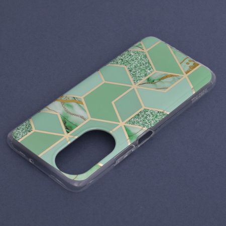 Husa Honor X7, Techsuit Marble Series, Green Hex [5]