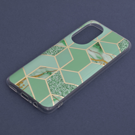 Husa Honor X7, Techsuit Marble Series, Green Hex [4]