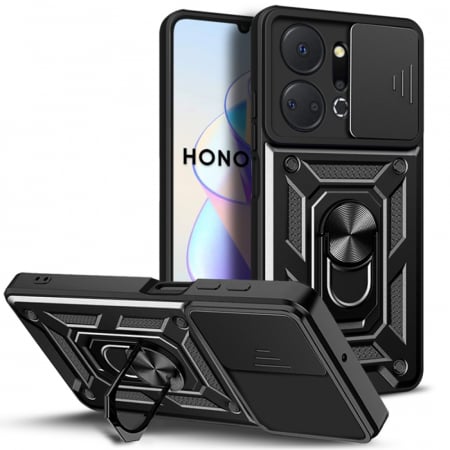Honor - Husa Honor X7a cu protectie camera Techsuit CamShield Series, Negru